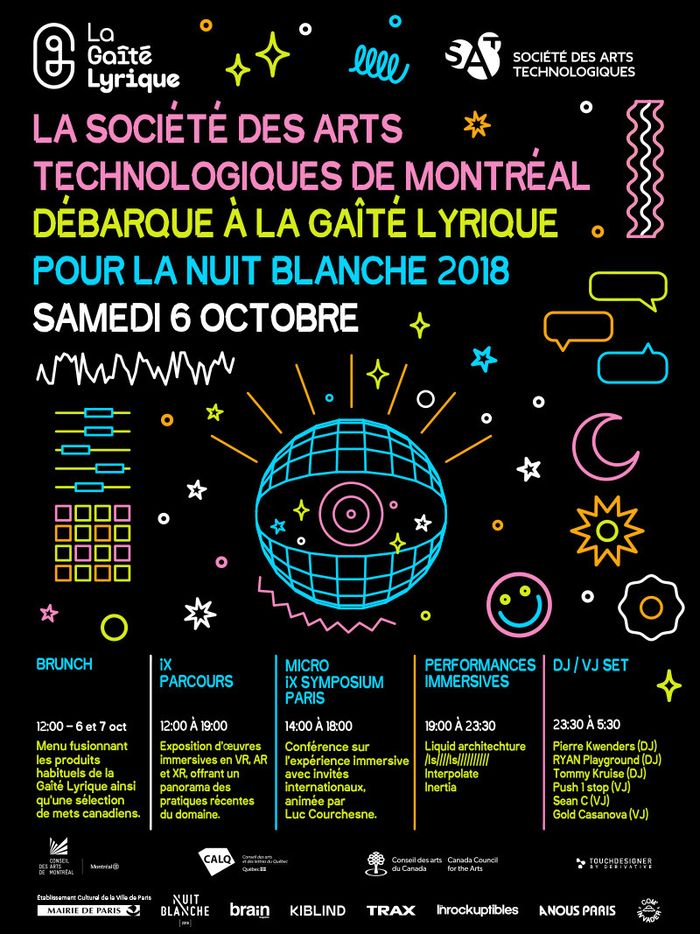 Carte blanche à la Société des Arts Technologiques (SAT) pour un programme sous le signe de l'immersion