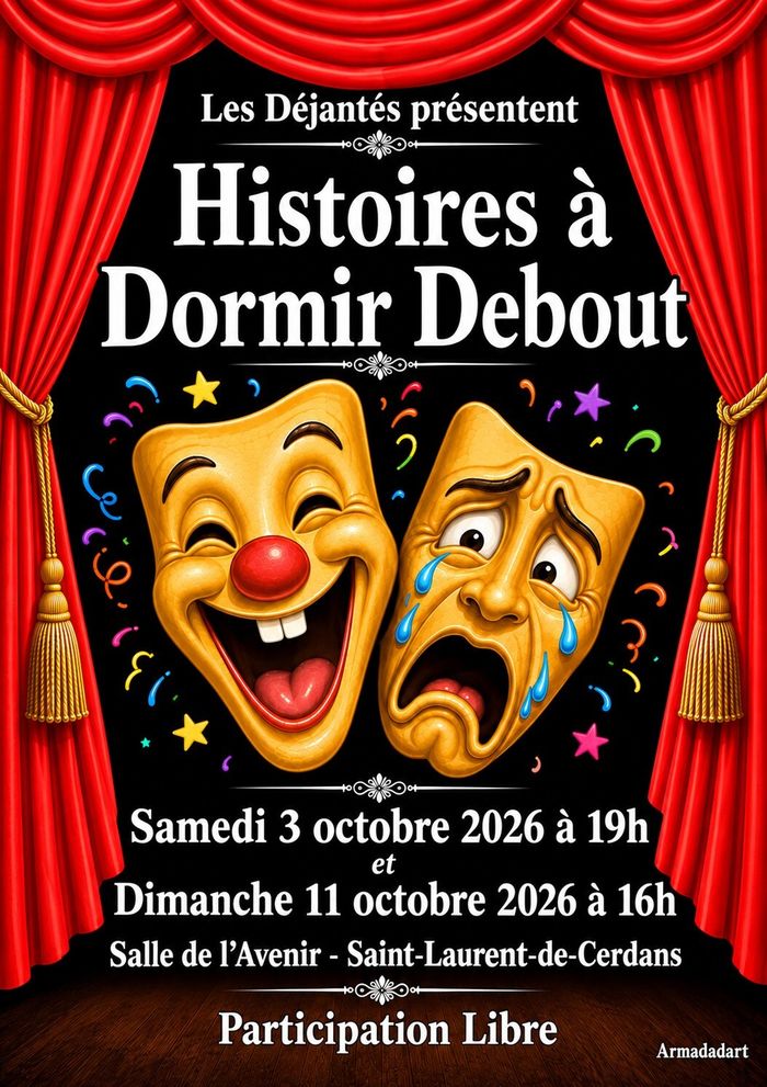 Théâtre : Histoires à Dormir Debout par la troupe Les Déjantés