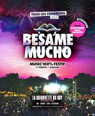 Venez profiter d’une soirée festive à la Guinguette du Roy et laissez-vous porter par une ambiance caliente et 100% good vibes !