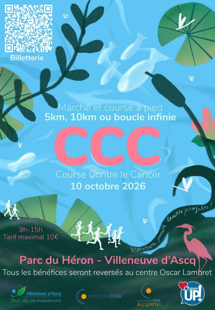 Participez à une course solidaire contre le cancer à Plaine Canteleu Sud le 10 octobre. Courez, marchez, encouragez les participants ou profitez des stands présents sur place !