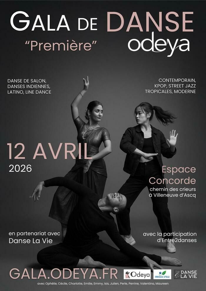 Gala caritatif de danse de l'école Odeya, organisé par l’association Danse la Vie avec la participation de l'association Entre2danses