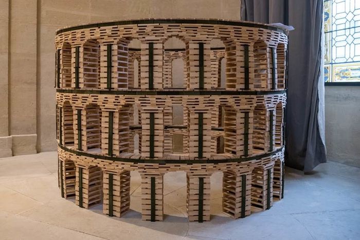 Reproduisez Rome en Kapla : à vous de construire le colisée, un aqueduc, des temples… avec l’aide d’une animatrice spécialisée !