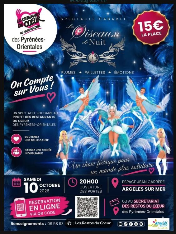 Spectacle cabaret - Les Oiseaux de nuit