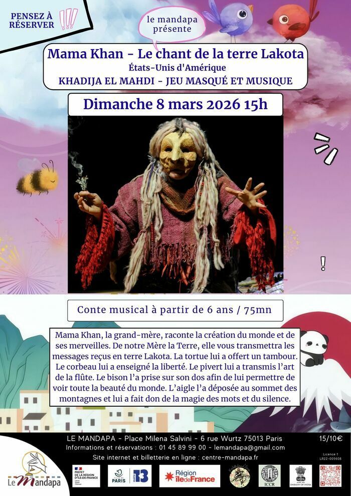 Contes et chants des Sioux Lakota Dakota du sud