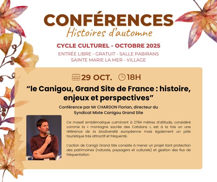 Conférence donnée par M. CHARDON Florian.