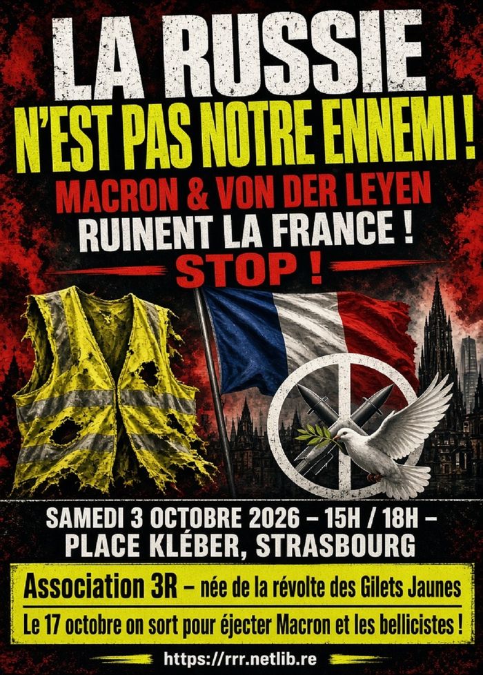 Manif de protestation contre les guerres impérialistes