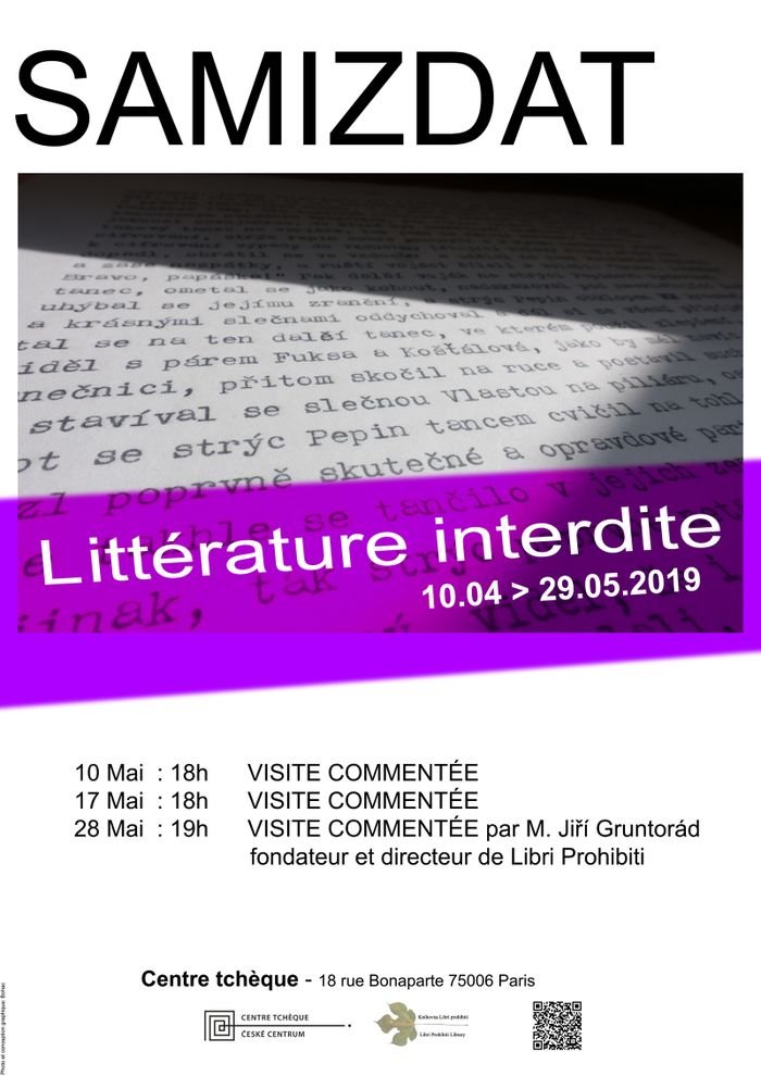 Le Centre tchèque vous propose une visite commentée de l'exposition SAMIZDAT