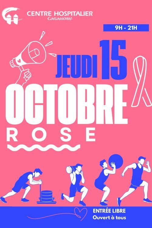 Octobre Rose au Centre Hospitalier de Carcassonne