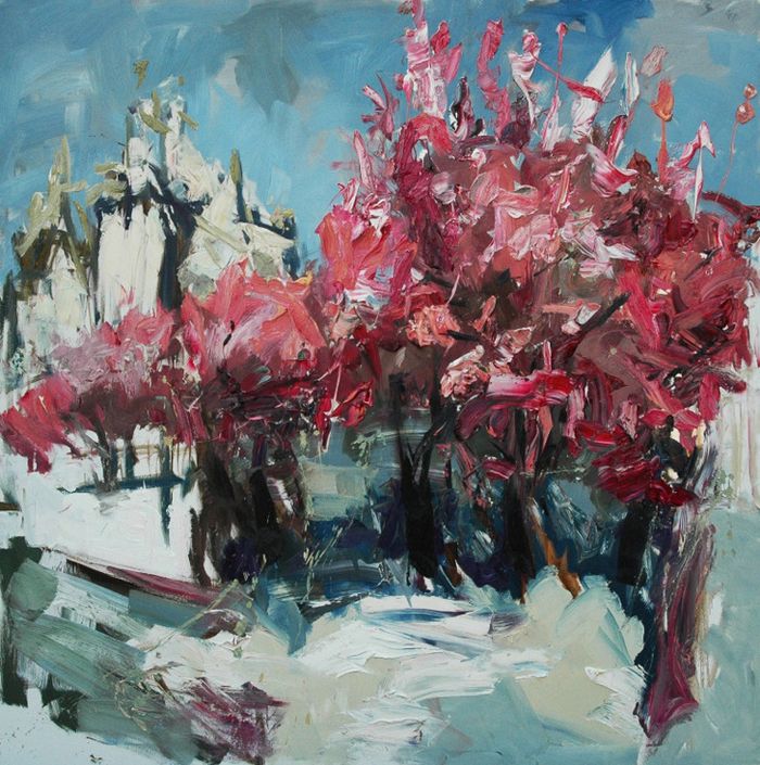 Olga Novokhatska. Mon beau jardin. Exposition de peinture