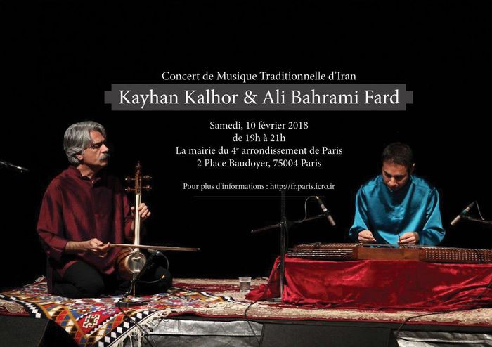 À l’occasion de la clôture de la semaine culturelle d’Iran, le concert de Musique Traditionnelle d’Iran sera tenu par le Centre Culturel d’Iran.