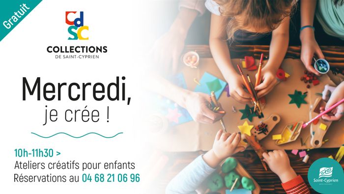 Mercredi, je crée ! - Atelier enfant