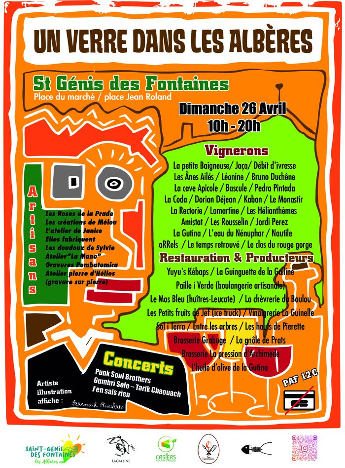 Dégustation de vins du terroir, concerts, artisanat, Restauration et boissons sur place