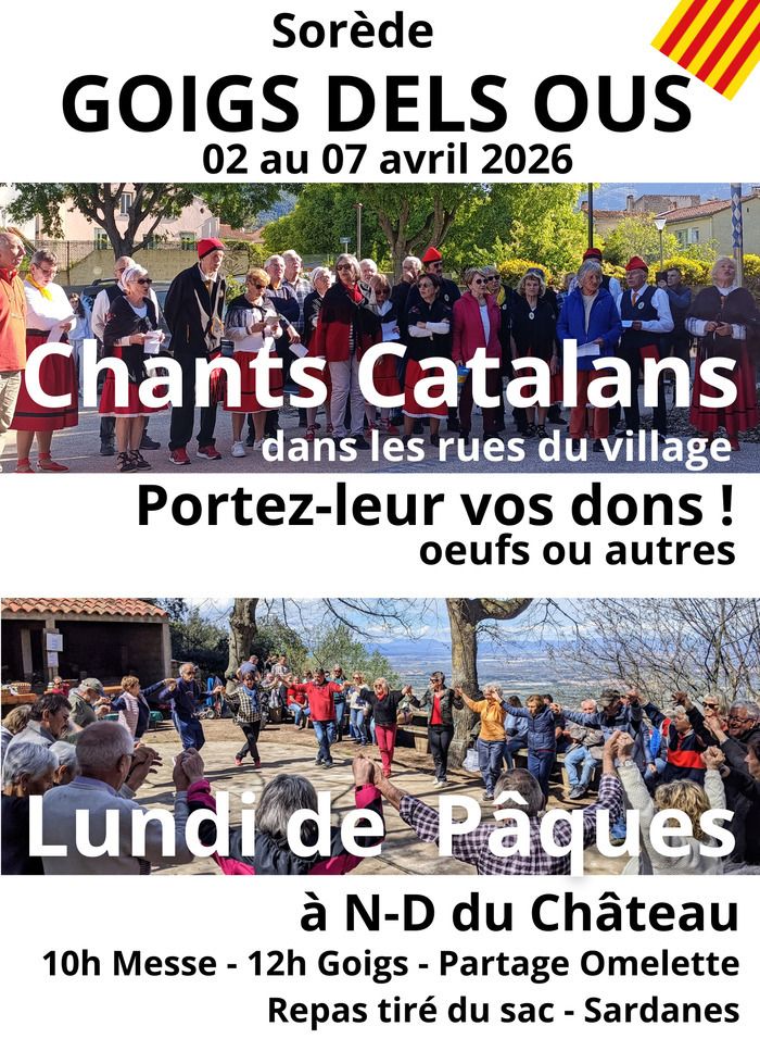 Chants dans les rues du village dans la tradition Pascale.