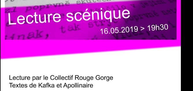Lecture de textes interdits de Franz Kafka / Apollinaire dans le cadre de l’exposition Samizdat.