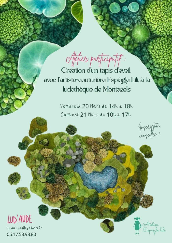 Venez plonger vos mains dans les matières, caresser vos mirettes avec des couleurs, nous aider à choisir et concocter un super tapis d'éveil pour la Ludo !