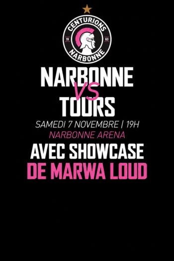 Volley - Narbonne vs Tours avec showcase de Marwa Loud