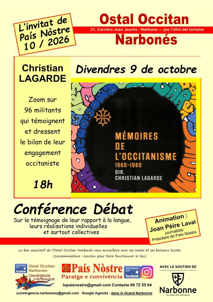 Conférence de Christian Lagarde