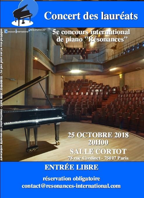 Le Concours Résonances est un concours de piano ouvert à des participants du monde entier. Il propose de mettre en valeur la création musicale ukrainienne.