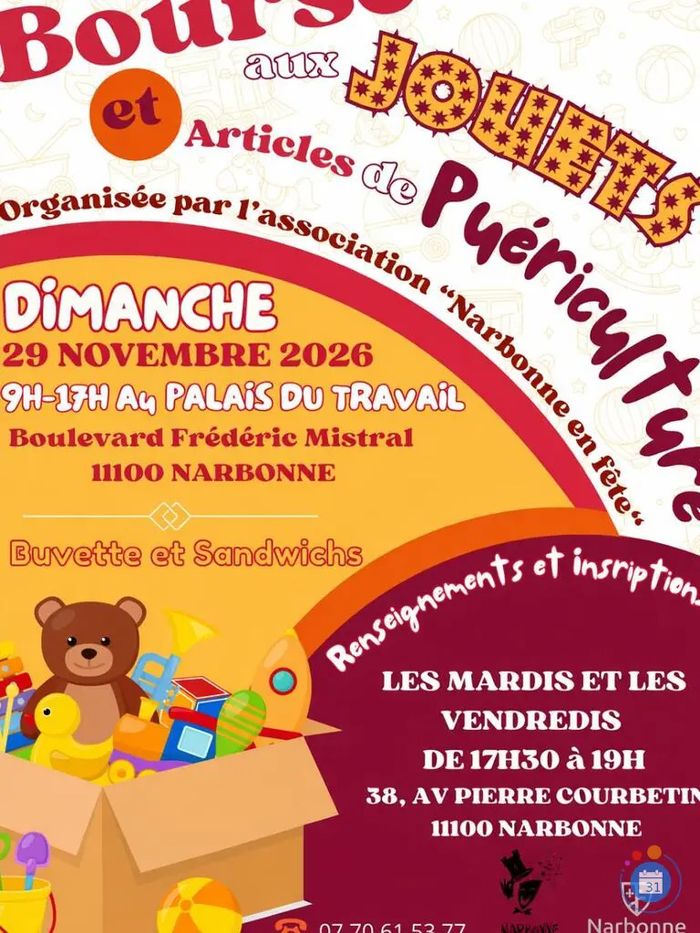Bourse aux jouets et articles de puériculture