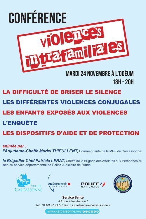Conférence : Violences intrafamiliales