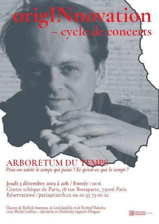 Au cours de la saison 2019–2020, le compositeur Kryštof Mařatka propose au Centre tchèque de Paris une série de concerts.