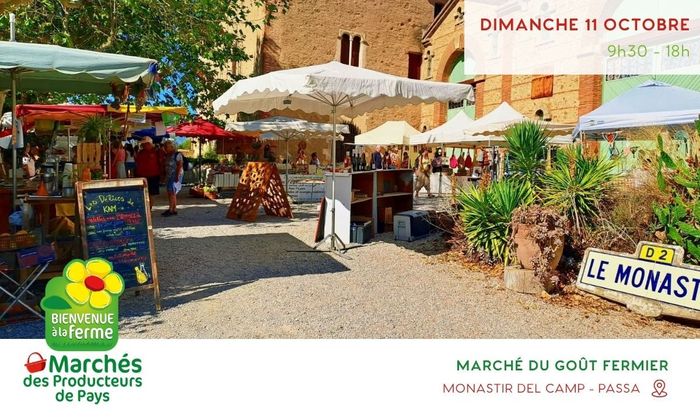 Un marché de producteurs qui met à l'honneur le goût fermier et le goût du fait maison avec des animations uniques et originales.