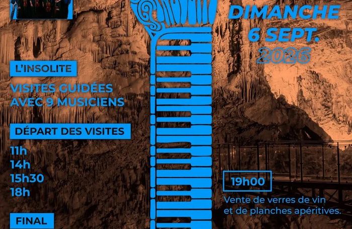 La Tournée Insolite propose 4 visites guidées et musicales du Gouffre géant de Cabrespine.
