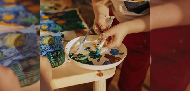Rendez-vous mardi 27 octobre de 14h à 17h à la médiathèque pour un atelier peinture !