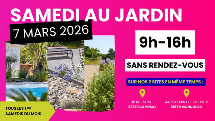 Le samedi 7 mars, les deux sites de Spironello Espaces Verts (proches de Toulouse et de Montauban) vous accueillent pour une journée d'échange et de découverte