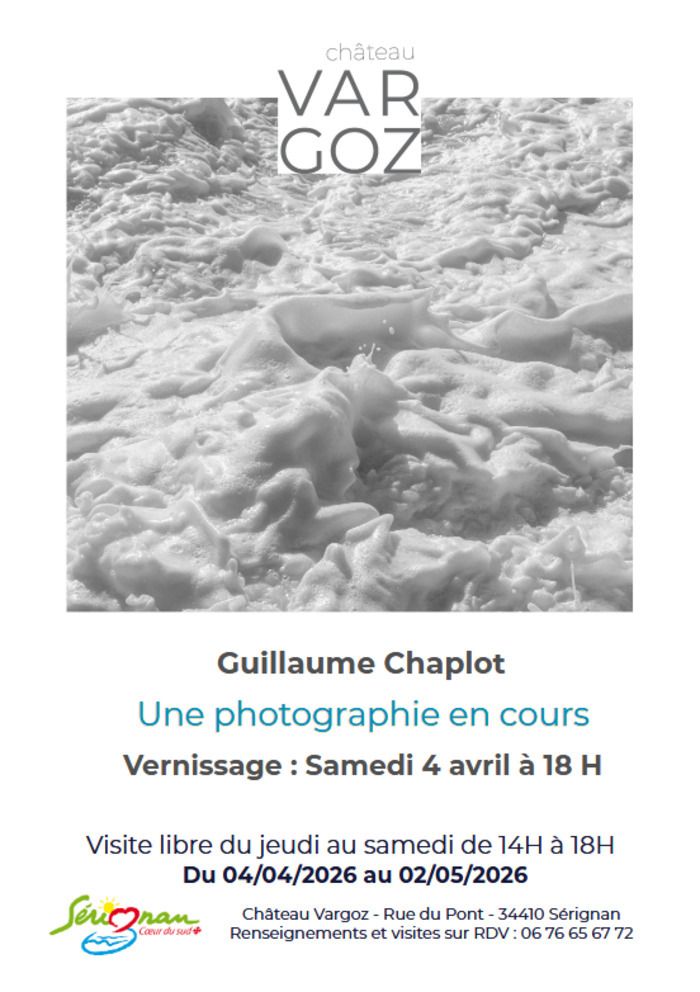 Vernissage : Samedi 4 avril à 18 H