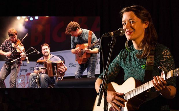 Emma Langford marie habilement rythmes traditionnels irlandais et nuances folk et jazz. Socks in the Frying Pan nous livreront des morceaux traditionnels à l’énergie contagieuse
