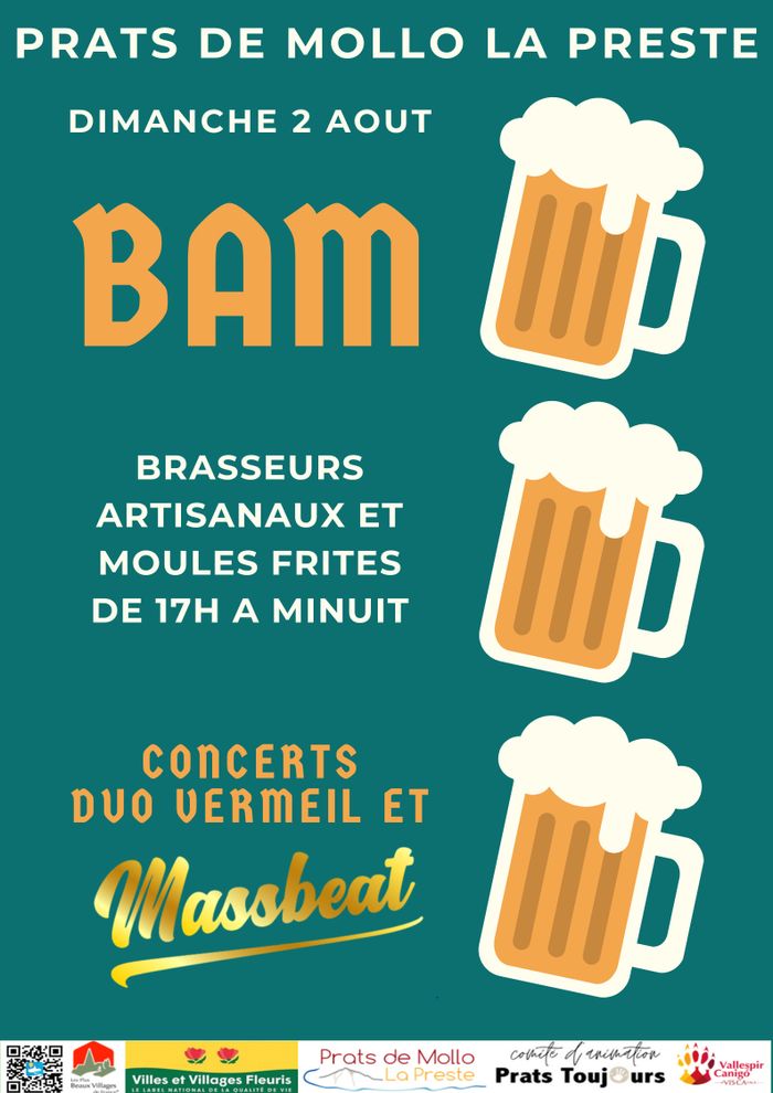 Bam !  Bières artisanales et moules....