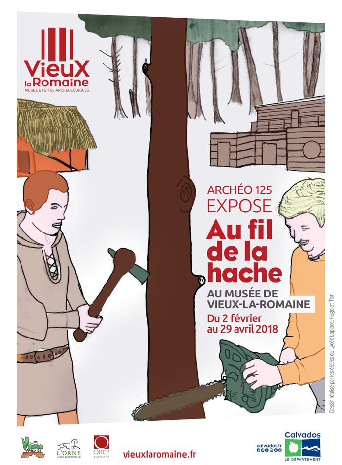 Découvrez l'histoire plurimillénaire de la hache au travers de démonstrations de fabrication de haches avec les techniques de la Préhistoire à nos jours, et de visites guidées de l'exposition.