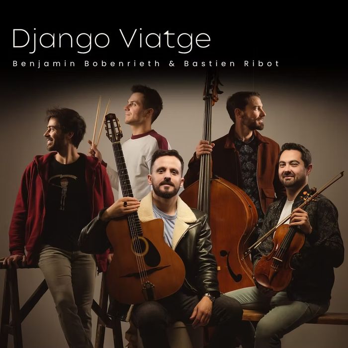 DJANGO VIATGE, le quintet Toulousain autour du répertoire électrique de Django.
