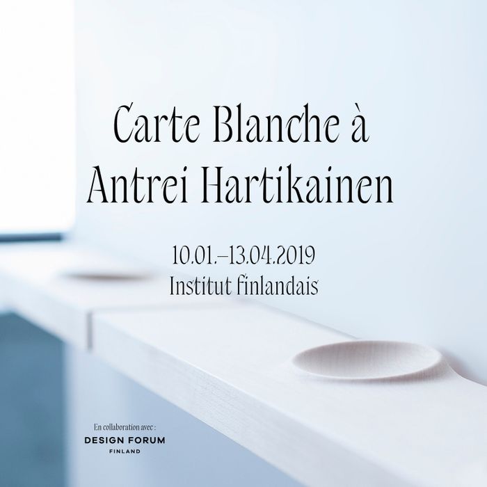 Vernissage de l'exposition Carte Blanche à Antrei Hartikainen le 10 janvier 2019