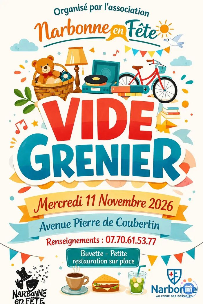 Vide-grenier Narbonne en fête !