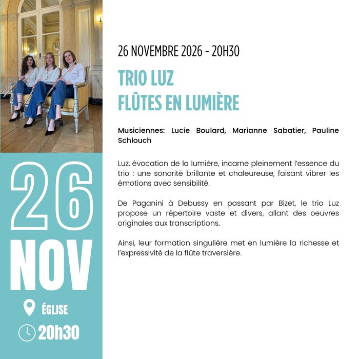 TRIO LUZ - Flûtes en lumière