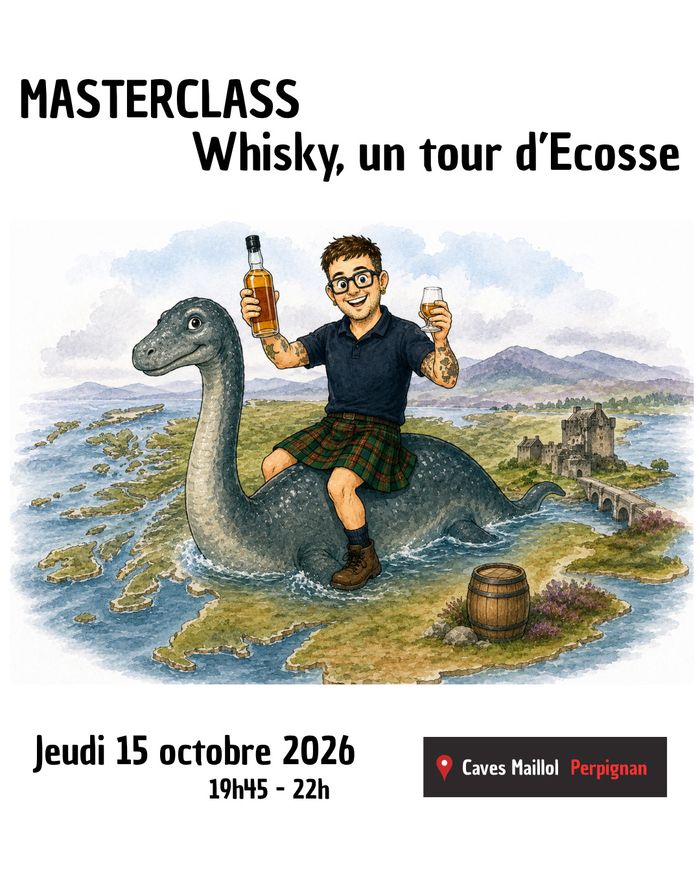 Des Highlands aux îles écossaises, cette Masterclass vous propose de découvrir la richesse du whisky à travers 5 dégustations sélectionnées