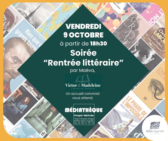 Soirée rentrée littéraire avec Maéva