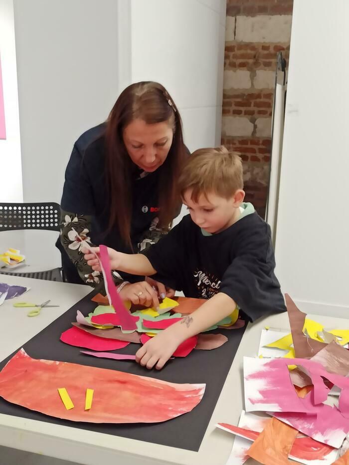 Stage d'arts plastiques en famille pour la deuxième semaine des vacances de printemps