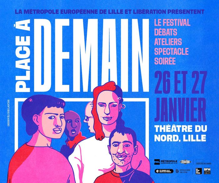 La MEL et le quotidien national Libération organisent le festival "Place à demain" le 27 janvier au Théâtre du Nord, à Lille. L'idée ? Proposer une journée de débats pour dialoguer entre générations.