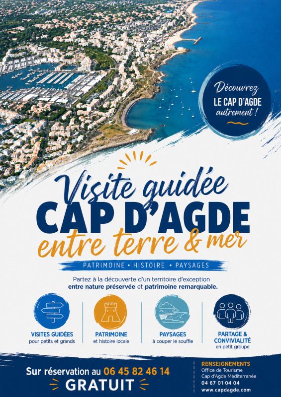 Du haut des falaises de La Conque vous dominerez le Cap d’Agde, mais connaissez-vous vraiment son histoire ?