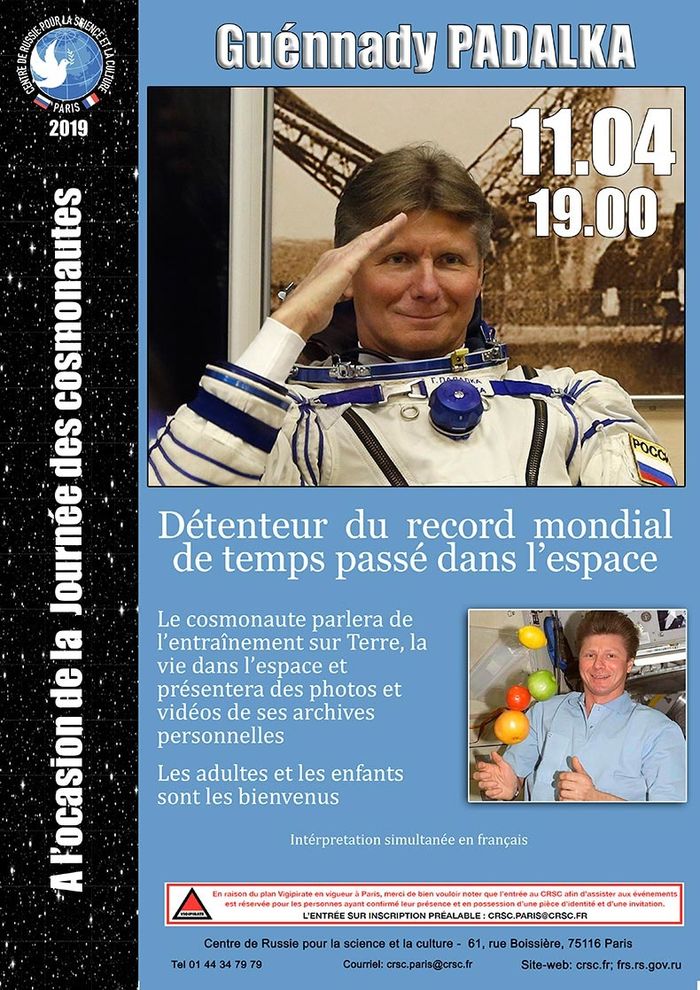 Entretien avec le cosmonaute Guénnady Padalka, détenteur du record mondial de temps passé dans l’espace