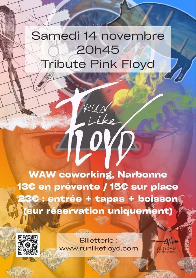 RUN LIKE FLOYD – TRIBUTE PINK FLOYD AU WAW