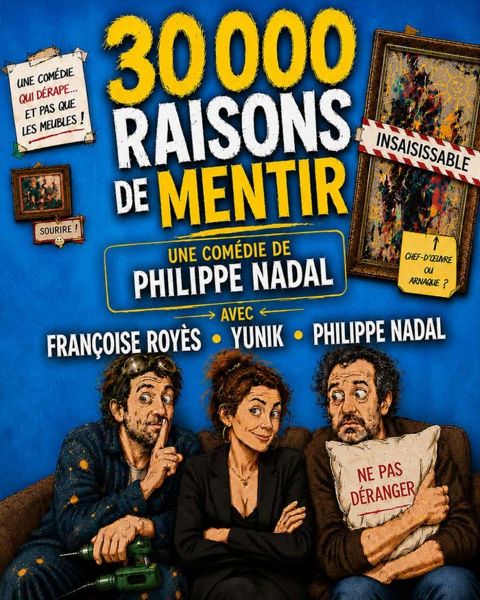 LA NOUVELLE COMEDIE DE ET PAR L'EQUIPE DE LA BOITE A RIRE ! A NE MANQUER SOUS AUCUN PRETEXTE CAR ON FÊTE LES 18 ANS DU THEÂTRE !