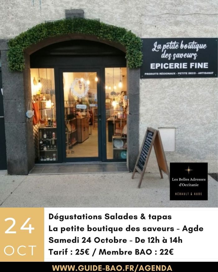 Dégustation Tapas, Salades et Assaisonnements / La Petite Boutique des Saveurs à Agde