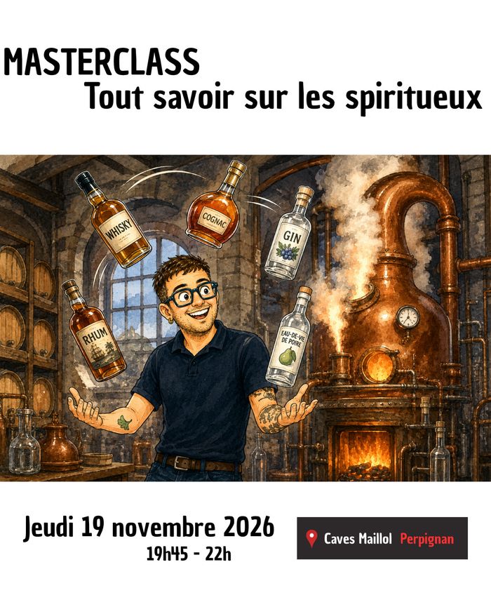 Nous vous proposons de partir à la découverte des grandes familles de spiritueux à travers 5 dégustations très différentes.