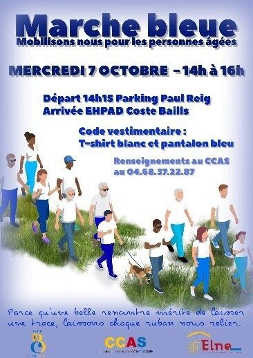 Semaine bleue - Marche bleue intergénérationnelle