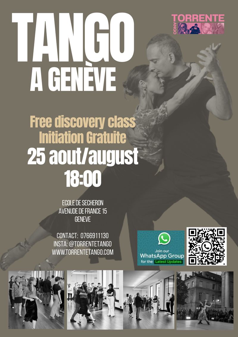 Cours decouverte Tango Argentin