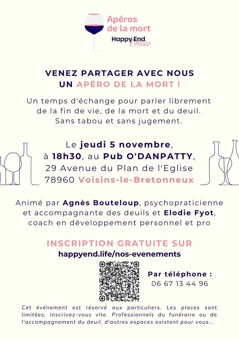 VENEZ PARTAGER un "APERO DE LA MORT" avec nous !